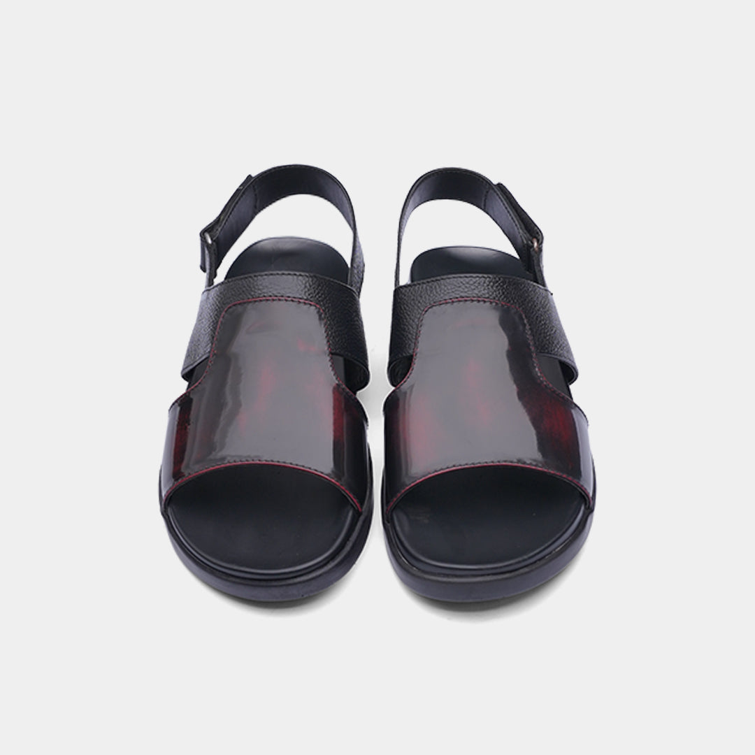 SD2 Black & Burgundy Brushoff Leather