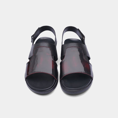 SD2 Black & Burgundy Brushoff Leather