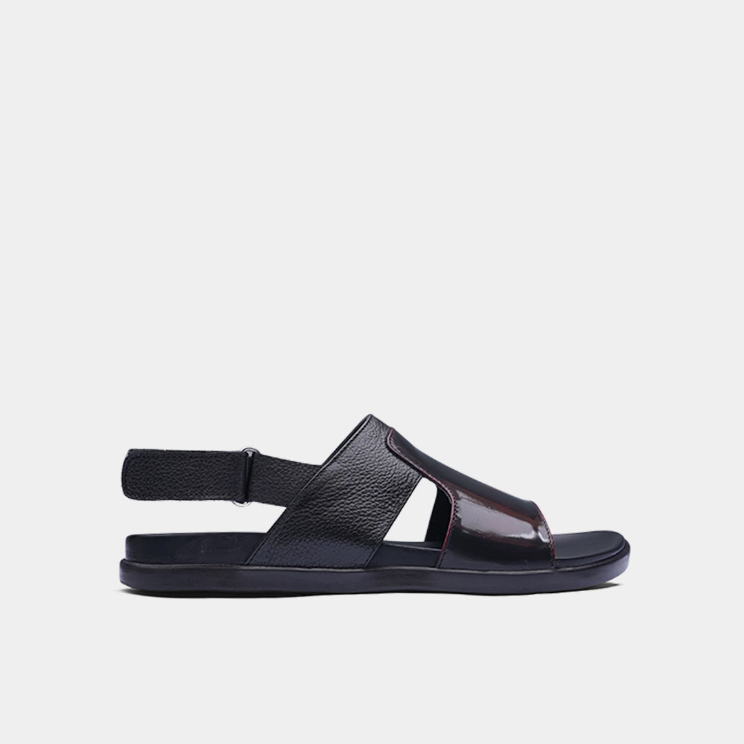 SD2 Black & Burgundy Brushoff Leather