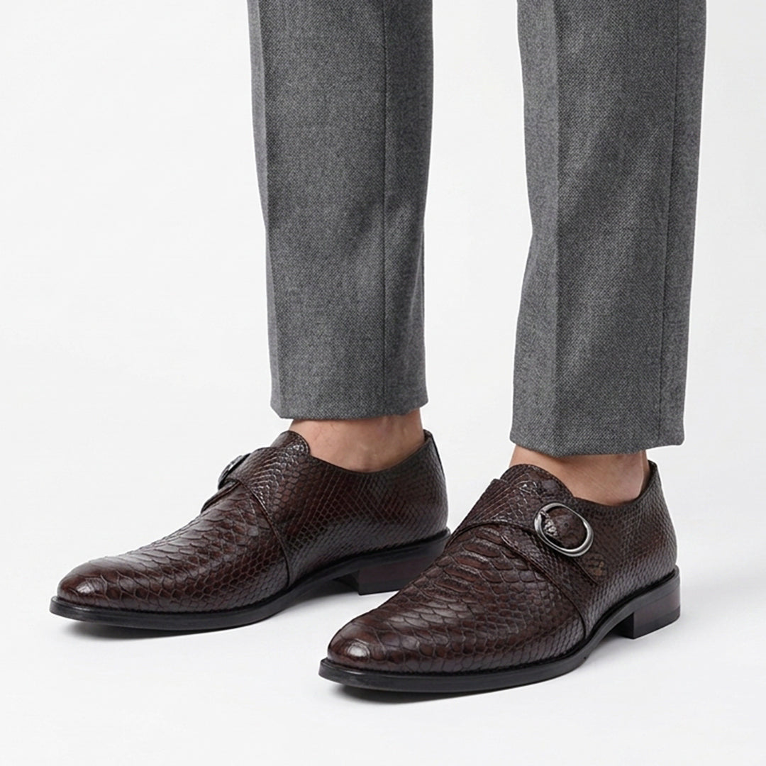 MNK2 Brown Snake-Embossed